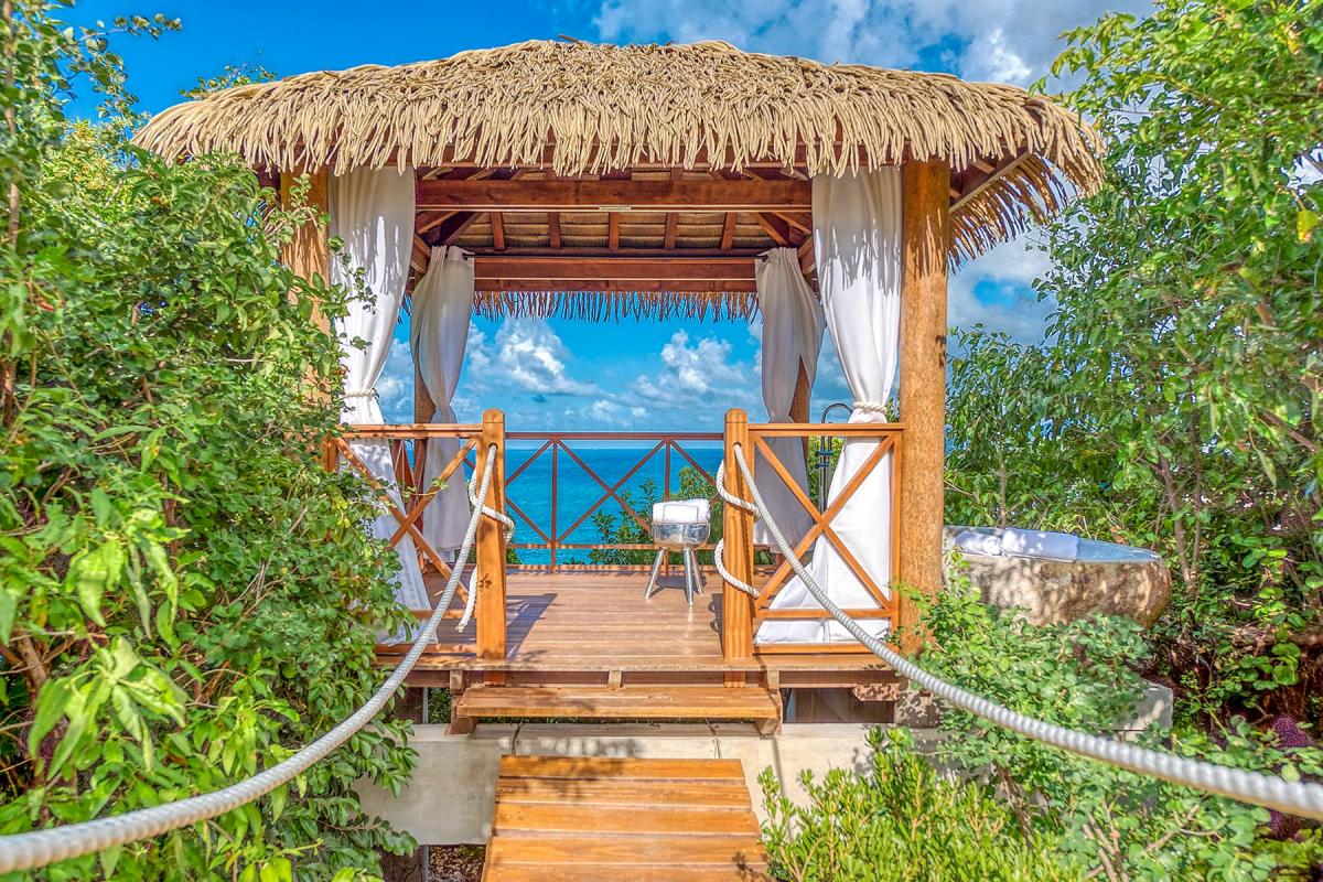 St Martin luxury villa rental - Gazebo